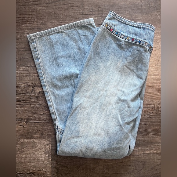 Vintage Lee Girl’s Y2K Flared Jeans - Picture 1 of 11